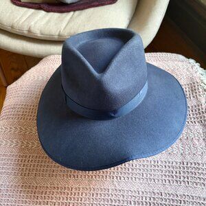 Lack of Color navy wool western-style hat women's medium/57cm boho festival